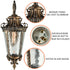 Outdoor Wall Sconce Waterproof Bronze Exterior Wall Light Fixtures